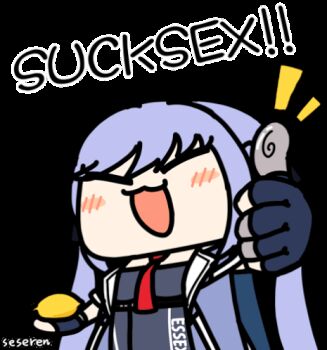 1girl animated animated_gif azur_lane essex_(azur_lane) food fruit lemon lowres open_mouth pun seseren smile thumbs_up
