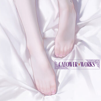 1girl castorice_(honkai:_star_rail) da_mao_banlangen dakimakura_(medium) dakimakura_(object) dress gloves highres honkai:_star_rail honkai_(series) no_shoes non-pubic_inmon pantyhose pillow pubic_tattoo pubic_tattoo_through_clothing tattoo white_pantyhose