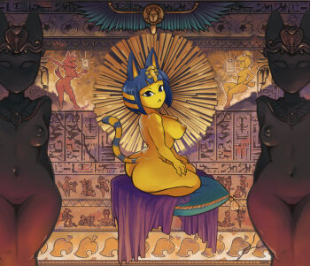 1girl 69 :&lt; anal ancient_egyptian animal_crossing animal_ears ankha_(animal_crossing) apollo_(animal_crossing) ass audie_(animal_crossing) blue_eyes blue_hair bob_(animal_crossing) breasts cat_ears cat_tail coco_(animal_crossing) cowgirl_position cunnilingus doggystyle double_penetration fauna_(animal_crossing) fellatio flick_(animal_crossing) furry group_sex hetero hieroglyphics highres interspecies isabelle_(animal_crossing) k.k._slider_(animal_crossing) label_able_(animal_crossing) leaf looking_to_the_side lucky_(animal_crossing) medium_breasts missionary money_bag multicolored_hair nintendo nipples no_pussy nude octavian_(animal_crossing) olivia_(animal_crossing) oral penis pornography pussy reese_(animal_crossing) reneigh_(animal_crossing) reverse_cowgirl_position roxyrex seiza sex sex_from_behind short_hair sitting spike_(animal_crossing) statue straddling suspended_congress tail testicles threesome tom_nook_(animal_crossing) tutu_(animal_crossing) two-tone_hair uncensored vaginal whitney_(animal_crossing) wide_hips