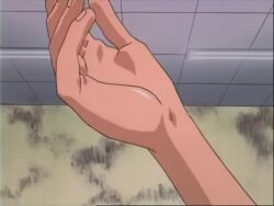 1990s_(style) 1997 1boy 2girls ahegao animated ass ass_shake ballet_slippers breasts brown_hair classroom close-up dancing female_focus grabbing_another&#039;s_breast grabbing_own_breast groping henshin indoors jungle_de_ikou large_breasts long_hair mii_(jungle_de_ikou) moaning multiple_girls music panties pantyshot pink_theme retro_artstyle rokudo_natsumi rongo ruins sexually_suggestive short_hair singing sound tagme tapping_foot tongue tongue_out transformation underwear upskirt video what white_panties