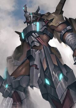 Rule 34 | 1boy, armor, digimon, digimon (creature), looking at viewer, male focus, solo, wargreymon, wargreymon x-antibody