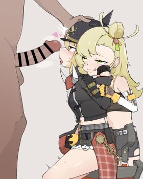 1boy 2girls :q bar_censor bare_shoulders black_gloves black_helmet black_jacket black_shirt black_shorts blonde_hair blush breasts censored choker clenched_hand closed_mouth cowboy_shot cropped_jacket cropped_shirt dark-skinned_male dark_skin detached_pants detached_sleeves dot_nose drooling earrings excited eyelashes fake_horns female_collaborator ffm_threesome from_side gloves goggles goggles_around_neck grabbing_another's_arm green_eyes grey_background group_sex hair_bun half-closed_eyes half_gloves hand_on_another's_head hand_up heart heart-shaped_pupils helmet hetero horned_headwear horned_helmet horns imminent_fellatio interracial jacket jewelry kneeling loli long_hair long_sleeves looking_at_penis looking_up luciana_de_montefio midriff mihoyo multiple_girls naughty_face navel open_clothes open_jacket open_mouth penis penis_close_to_face petite piper_wheel profile quinoa red_choker red_eyes restrained seiza shirt shorts sideways_glance simple_background single_hair_bun sitting size_difference sleeveless sleeveless_shirt small_breasts smile spaghetti_strap split_mouth sweat symbol-shaped_pupils testicles thick_eyebrows thighhighs thighs threesome tongue tongue_out torn_clothes torn_shirt trembling white_sleeves yellow_gloves zenless_zone_zero zettai_ryouiki