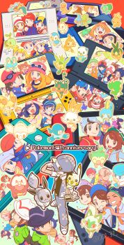 6+boys 6+girls absurdres ahoge akari_(pokemon) anniversary aqua_shorts arven_(pokemon) asymmetrical_bangs backwards_hat barry_(pokemon) baseball_cap beanie bede_(pokemon) bianca_(pokemon) black_hair black_vest blonde_hair blue_eyes blue_hair blue_hoodie blue_jacket blue_oak blue_overalls blue_shirt bow bow_hairband braid breasts brendan_(pokemon) brown_eyes brown_hair brown_jacket bulbasaur calem_(pokemon) cardigan charmander chase_(pokemon) cheren_(pokemon) chespin chikorita child chimchar chueog closed_eyes closed_mouth coat collared_shirt commentary cyndaquil dark-skinned_female dark_skin dawn_(pokemon) denim denim_shorts donut_hair_bun double_bun dress eevee elaine_(pokemon) elio_(pokemon) ethan_(pokemon) eyewear_on_headwear fennekin florian_(pokemon) freckles froakie fuecoco galaxy_expedition_team_survey_corps_uniform game_boy game_boy_advance gen_1_pokemon gen_2_pokemon gen_3_pokemon gen_4_pokemon gen_5_pokemon gen_6_pokemon gen_7_pokemon gen_8_pokemon gladion_(pokemon) glasses gloria_(pokemon) green_eyes green_hair green_hat green_jacket grey_cardigan grey_eyes grey_hat grookey hair_between_eyes hair_bun hair_ornament hairband hairclip handheld_game_console harmony_(pokemon) hat hat_bow hau_(pokemon) headscarf high_ponytail highres hilbert_(pokemon) hilda_(pokemon) holding holding_pokedex hood hooded_cardigan hoodie hop_(pokemon) jacket juliana_(pokemon) kris_(pokemon) leaf_(pokemon) lida_(pokemon) lillie_(pokemon) litten long_hair long_sleeves looking_at_viewer lucas_(pokemon) lyra_(pokemon) marnie_(pokemon) may_(pokemon) mudkip multicolored_hair multiple_boys multiple_girls n_(pokemon) naranja_academy_school_uniform nate_(pokemon) naveen_(pokemon) necktie nemona_(pokemon) new_nintendo_3ds nintendo nintendo_3ds nintendo_ds nintendo_ds_lite nintendo_switch nintendo_switch_2 nintendo_switch_lite on_shoulder one_eye_closed open_clothes open_jacket open_mouth open_vest orange_jacket orange_necktie orange_shorts orange_vest oshawott overalls pants paxton_(pokemon) penny_(pokemon) pikachu pink_dress pink_hat pink_shirt piplup pokedex pokemon pokemon_(creature) pokemon_bw pokemon_bw2 pokemon_dppt pokemon_frlg pokemon_gsc pokemon_hgss pokemon_legends:_arceus pokemon_legends:_z-a pokemon_lgpe pokemon_on_shoulder pokemon_oras pokemon_rgby pokemon_rse pokemon_sm pokemon_sv pokemon_swsh pokemon_usum pokemon_xy ponytail popplio purple_coat purple_necktie quaxly raglan_sleeves red_(pokemon) red_hair red_hat red_jacket red_shirt rei_(pokemon) ribbon rosa_(pokemon) round_eyewear rowlet scarf school_uniform scorbunny selene_(pokemon) serena_(pokemon) shauna_(pokemon) shirt short_hair short_sleeves shorts sidelocks silver_(pokemon) sleeveless sleeveless_shirt smile snivy sobble spiked_hair sprigatito squirtle striped_clothes striped_hat striped_shirt sunglasses tam_o'_shanter taunie_(pokemon) tepig torchic totodile treecko turtleneck turtleneck_jacket turtwig twintails two-tone_hair untranslatable_commentary urbain_(pokemon) uva_academy_school_uniform vest victor_(pokemon) visor_cap wally_(pokemon) white-framed_eyewear white_hat white_headscarf white_shirt wristband yellow_bag yellow_hat yellow_shirt yellow_vest