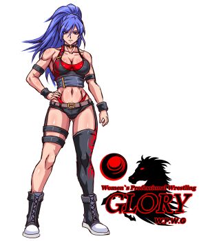 1girl boots muscular muscular_female original solo tagme taroimo_(00120014) wrestler wrestling_outfit