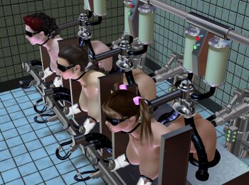 3d 3girls amputee ass bdsm black_hair blindfold bondage bound braid breasts brown_hair collar double_penetration drcyf female_focus hanging_breasts huge_breasts long_hair machine mechanical_fixation milking_machine multiple_girls multiple_penetration nipples nude original quadruple_amputee red_hair sex_machine short_hair slave twintails women_livestock