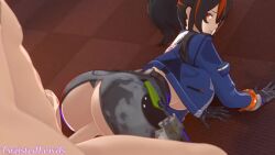 1boy 1girl 3d all_fours animated artist_name ass black_hair bouncing_ass bouncing_breasts breasts clothed_female_nude_male completely_nude doggystyle gloves hetero jacket large_breasts lehornysfx looking_back moaning multicolored_hair no_bra nsfw_sonia_va nude on_floor open_clothes open_jacket opennsfwsp orange_eyes orange_hair penis sex sex_from_behind sound twiistedlewds two-tone_hair vaginal video zenless_zone_zero zhu_yuan