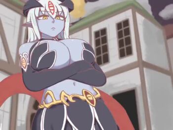 1boy 6+girls age_difference alipheese_fateburn_xvi animated anus ass assertive_female black_eyes black_hair blush breasts breasts_on_face bulge cheerleader colored_skin crossdressing crossdressing_(mtf) cum cum_in_pussy demon_girl demon_horns demon_wings erection erection_under_clothes eye_contact female_masturbation femdom girl_on_top gold heart horns huge_breasts japanese_text leg_up long_hair looking_at_another looking_at_viewer masturbation midriff mon-musu_quest! monster_girl multiple_girls navel one_eye_closed onee-shota open_mouth panties penis pointy_ears public_indecency purple_hair purple_skin saki_(mon-musu_quest!) sex shota size_difference skirt sound tagme tail testicles theater thick_thighs thighs underwear vaginal video waku_(workwork7384) white_hair white_panties wings wink yellow_eyes younger_boy