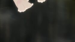 2girls animated anime_screenshot back black_hair blue_eyes blush breasts brown_hair closed_eyes collarbone completely_nude hair_bun hair_ornament hair_scrunchie highres kanojo_okarishimasu large_breasts mizuhara_chizuru multiple_girls nude onsen partially_submerged red_scrunchie same-sex_bathing sarashina_ruka scrunchie shared_bathing short_hair shoulder_blades sound tagme towel towel_on_head video water