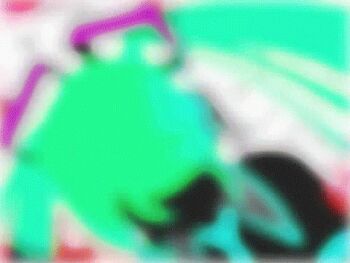 3d android animated animated_gif calne_ca_(deino) crazy_laugh creepy deino_(deino3330) epilepsy_warning green_hair hatsune_miku headbanging headset hidden_eyes lowres silhouette strangling twintails vocaloid yandere