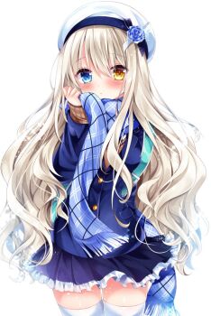 Rule 34 | 1girl, blonde hair, blue eyes, brown hair, commentary, hair between eyes, heterochromia, long hair between eyes, luca (nogi takayoshi), nogi takayoshi, non-web source, original
