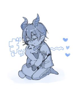 2boys :d arm_ribbon carrot chibi chibi_only closed_eyes commentary crossed_bangs deformed disney dragon_horns from_side frozen_(disney) full_body gloves hair_between_eyes heart height_difference horns hug jacket keebu07 kneeling long_sleeves male_focus malleus_draconia medium_hair monochrome multiple_boys night_raven_college_school_uniform olaf_(frozen) open_mouth pants pointy_ears raised_eyebrows ribbon school_uniform shoes simple_background single_tooth sketch smile snowman translation_request twig twisted_wonderland white_background