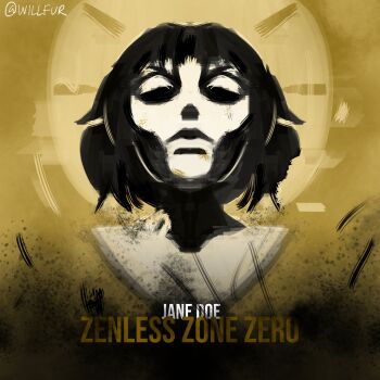 1girl album_cover album_cover_redraw converge_(band) cover derivative_work highres jane_doe_(zenless_zone_zero) mouse mouse_girl serious shade shaded_face willfur zenless_zone_zero