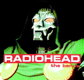 1boy 3d album_cover album_cover_redraw album_name commentary cover cyke455 derivative_work doctor_doom english_commentary english_text fantastic_four green_hood green_tunic hood hood_up male_focus marvel mask metal_mask no_pupils radiohead_(band) scanlines solo the_bends_(album) tunic upper_body