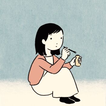 ._. 1girl :d :o :t :| ^_^ animal animal_on_head animated animated_gif bird bird_on_head black_hair blinking blue_background blunt_ends blowing_bubbles bubble_pipe cardigan closed_eyes closed_mouth dot_nose dress expressionless facing_viewer flying from_side full_body giggling hair_behind_ear hands_up hirasawa_minami holding knees_up legs_together long_dress long_sleeves looking_ahead looking_at_animal looking_to_the_side looking_up looping_animation lowres magic on_head open_cardigan open_clothes open_mouth original parted_lips pink_cardigan short_hair sitting smile soap_bubbles solo straight_hair surprised swept_bangs transparent triangle_mouth u_u w_arms white_dress