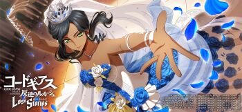 code_geass code_geass:_lost_stories dorethea_ernst dress flower highres petals rose rose_petals wedding_dress