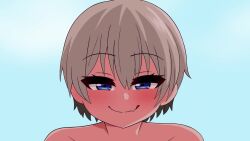 1boy 2girls animated anus ass beach blue_eyes blush bouncing_breasts breasts cum cum_in_pussy cum_overflow fang fang_out fucked_silly grabbing_another's_breast grey_hair groping half-closed_eyes heart heart-shaped_pupils hetero highres huge_breasts huge_filesize large_penis looking_at_viewer moaning multiple_girls multiple_views naughty_face nipples nude outdoors paizuri penis pov pov_hands pussy pussy_juice sex short_hair smile sound swimsuit symbol-shaped_pupils tagme the_only_shoe uzaki-chan_wa_asobitai! uzaki_hana uzaki_tsuki vaginal video zerodiamonds_(voice_actor)