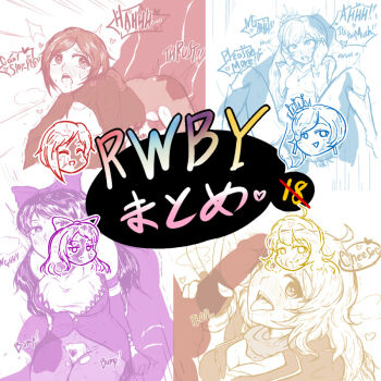 blake_belladonna heart heart-shaped_pupils monochrome ruby_rose rwby say_cheese symbol-shaped_pupils tongue tongue_out weiss_schnee yang_xiao_long