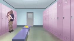 1boy 1girl animated anime_screenshot ass ayane_shirakawa bed black_hair bottomless breasts brother_and_sister brown_eyes brown_hair cleavage completely_nude incest kiss kotone_shirakawa large_breasts long_hair nipples nude oral overflow_(anime) overflow_(anime) school_uniform sex short_hair siblings skirt smile sound standing standing_sex studio_hokiboshi swimsuit uncensored vaginal video