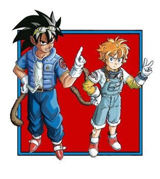 Rule 34 | age difference, black hair, blonde hair, chiquito06120, dragon ball, freckles, gloves, humanization, jacket, messy hair, multiple tails, muscular, overalls, pants, sega, shirt, shoes, shounen jump, size difference, socks, sonic (series), sonic the hedgehog, spiked hair, sunglasses, tail, tails (sonic), two tails, v