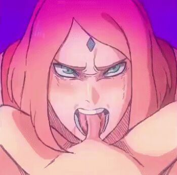 1boy 1girl age_difference angry animated animated_gif blush boruto:_naruto_next_generations clothed_female_nude_male crying crying_with_eyes_open d-art fellatio green_eyes hair_ornament haruno_sakura headband hetero lowres mature_female naruto_(classic) naruto_(series) nude oral penis pink_hair shota small_penis tears teeth