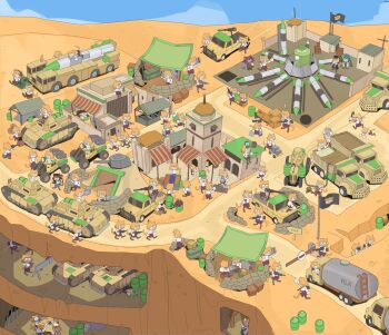 19vodnik 6+girls assault_rifle cat_girl cave command_&amp;_conquer command_&amp;_conquer:_generals crossover flag gun holding holding_gun holding_weapon machine_gun melty_blood military military_base military_vehicle missile motor_vehicle multiple_girls neco-arc neco_spirit pickup_truck rifle rocket_launcher scud_missile tank truck tsukihime type-moon underground weapon