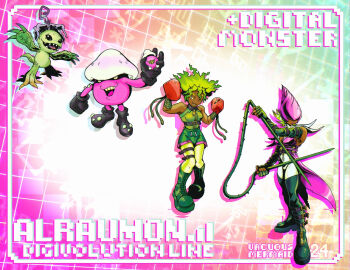 Rule 34 | alraumon, armor, belt, boxing gloves, chamblemon, digimon, digimon (creature), evolutionary line, highres, mask, oridigi, original
