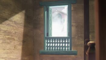 1boy 1girl animated elf frieren licking long_hair pointy_ears short_hair sousou_no_frieren stark_(sousou_no_frieren) tagme video