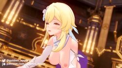 1boy 1girl 3d aether_(genshin_impact) animated anus ass blonde_hair blush bouncing_breasts breasts brother_and_sister cum cum_on_ass cum_on_body ejaculation fingering flower genshin_impact golden_apple111 hair_flower hair_ornament hetero incest lumine_(genshin_impact) medium_breasts moaning navel nipples nude patreon_logo patreon_username penis portal_(object) portal_sex pussy sex sex_from_behind short_hair siblings smile sound stuck surprised tagme testicles through_wall twitter_logo twitter_username uncensored undressing vaginal video