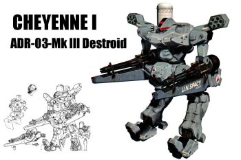 00s 3d cannon chart cheyenne_i cross-section destroid gatling_gun gun head ishigaki_jun'ya ishikagi_junya macross macross_zero mecha no_humans pilot production_art promotional_art realistic robot simple_background sketch u.n._spacy weapon wheel