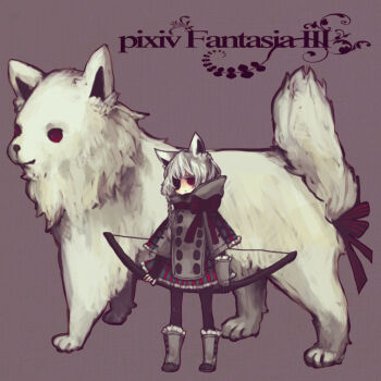 Rule 34 | 1girl, animal ears, bow, colored eyelashes, limo, ribbon, tagme, colored eyelashes, white hair, wolf