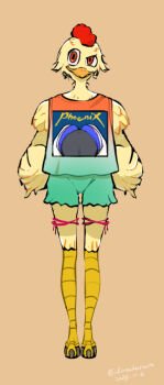 beak bird chicken furry haruyama_kazunori red_eyes tagme