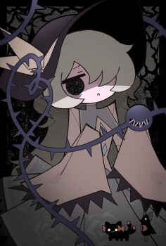 Rule 34 | 1girl, alternate hair length, alternate hairstyle, black hat, cocokana, commentary, green eyes, green hair, green skirt, hair over one eye, hat, hat ribbon, heart, heart of string, highres, kaenbyou rin, kaenbyou rin (cat), komeiji koishi, long hair, looking at viewer, open mouth, reiuji utsuho, reiuji utsuho (bird), ribbon, shirt, skirt, symbol-only commentary, third eye, thorns, touhou, variant set, yellow ribbon, yellow shirt