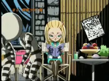 1girl animated animated_gif blonde_hair female_focus gif_artifacts glasses pantyhose screencap sexy_silvia_(viewtiful_joe) silvia_(viewtiful_joe) tagme thighs viewtiful_joe