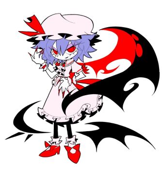 1girl ascot bat_wings blue_hair bow brooch collared_shirt dmebgsa3 eyelashes fingernails frilled_shirt_collar frills full_body hair_between_eyes hat jewelry long_fingernails looking_at_viewer mob_cap puffy_short_sleeves puffy_sleeves red_bow red_eyes remilia_scarlet sharp_fingernails shirt shoes short_hair short_sleeves skirt skirt_set solo touhou white_ascot white_shoes wings wrist_cuffs