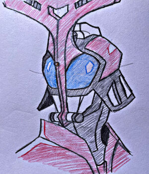 1boy absurdres armor beetle blue_eyes bug camronode5 compound_eyes highres horns insect kamen_rider kamen_rider_kabuto kamen_rider_kabuto_(series) red_armor single_horn solo tokusatsu traditional_media twitter_username white_background