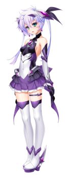 1girl aqua_eyes bare_shoulders black_gloves boots breasts chest_jewel covered_navel earrings elbow_gloves exs-tia_luna frilled_skirt frills full_body game_cg gloves green_eyes hair_between_eyes hair_ornament halterneck headgear jewelry kamitsurugi_ouka kouyoku_senki_exs-tia_concert large_variant_set long_hair looking_at_viewer magical_girl miniskirt multicolored_hair non-web_source official_art open_mouth pleated_skirt purple_hair purple_skirt sideboob skin_tight skirt small_breasts solo standing sugahara_touka tachi-e thigh_boots thigh_strap thighhighs transparent_background turtleneck twintails variant_set white_thighhighs zettai_ryouiki