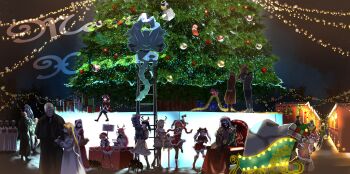 6+boys 6+girls :d absurdres ahoge ainz_ooal_gown albedo_(overlord) alternate_hairstyle animal_ears animalization annotation_request ant antlers arche_eeb_rile_furt arm_hug arm_rest arm_up arms_behind_back arthropod_boy arthropod_girl aura_bella_fiora bare_shoulders basket beanie beard bell bell_ringing bird birdcage black_capelet black_choker black_coat black_dress black_gloves black_hair black_pants black_thighhighs black_wings blonde_hair blue_eyes blue_skin blunt_bangs blush booths boots bouquet bow box box_stack braid breasts breath brother_and_sister brown_boots brown_choker brown_coat brown_mittens brown_shoes bug bukubukuchagama cage cake capelet case chair character_request check_character child choker christmas christmas_cake christmas_lights christmas_ornaments christmas_stocking christmas_tree christmas_wreath cleavage climb_(overlord) closed_eyes closed_mouth coat cocytus_(overlord) colored_skin commentary_request conductor conductor_baton constricted_pupils creature crossdressing crosshair_pupils cz2128_delta dark-skinned_female dark_elf dark_skin decorating deer_ears demiurge_(overlord) demon_girl demon_horns double_bun dress earmuffs earrings eating eclair_ecleir_eicler elbow_carry elf enri_emmot entoma_vasilissa_zeta everyone extra_mouth extra_pupils eyepatch facial_hair fake_animal_ears fake_antlers fangs finger_to_mouth fingerless_gloves flower flower_request food fur-trimmed_boots fur-trimmed_dress fur-trimmed_gloves fur_trim gift gift_box glass_container glasses gloves green_coat green_eyes green_scarf grey_jacket grey_shoes hair_between_eyes hair_bow hair_bun hair_over_eyes hair_over_one_eye hamster hamsuke hat herohero_(overlord) high_heel_boots high_heels highres holding holding_basket holding_bell holding_box holding_sign hood hooded_robe horns ice in_cage insect jacket jealous jewelry knee_boots ladder large_breasts lich lifting_person long_hair long_sleeves luci_fer_(overlord) lupusregina_beta mare_bello_fiore masiro mask merry_christmas mittens monster_girl multiple_boys multiple_girls mustache narberal_gamma nemu_emmot neuronist_painkil nfirea_bareare night night_sky nigun_grid_luin nishikienrai on_ladder open_mouth orange_hair outdoors overalls overlord_(maruyama) oversized_bug own_hands_together pamphlet pandora&#039;s_actor pants pantyhose partially_annotated penguin peroroncino pink_bow pink_hair pink_mittens pink_overalls pointy_ears ponytail punitto_moe purple_hair red_boots red_capelet red_dress red_eyes red_gloves red_hair red_headwear red_hood red_mittens red_robe red_scarf red_skirt reindeer_antlers renner_theiere_chardelon_ryle_vaiself robe round_eyewear sack santa_costume santa_hat scarf sebas_tian shading_eyes shalltear_bloodfallen shirt shoes short_hair siblings sign signpost sitting sitting_on_lap sitting_on_person skeleton skin_fangs skirt skull sky sleeves_past_fingers sleeves_past_wrists sleigh smile snowflakes solution_epsilon stack standing standing_on_one_leg star_(sky) string_of_light_bulbs tabula_smaragdina tail teeth thick_eyebrows thighhighs touch_me trap tree tsuareninya_veyron twin_braids twintails ulbert_alain_odle upper_teeth_only very_long_hair victim_(overlord_(maruyama)) warrior_takemikazuchi white_coat white_hair white_headwear wings wreath yellow_eyes yellow_headwear yellow_shirt yuri_alpha