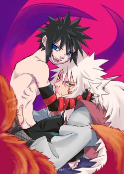 2boys bad_proportions jiraiya_(naruto) male_focus multiple_boys naruto:_road_to_ninja naruto_(series) naruto_shippuuden poorly_drawn uzumaki_naruto yaoi