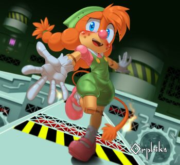 1girl belle_the_tinkerer blue_eyes highres humanoid_robot robot sonic_(series) tagme