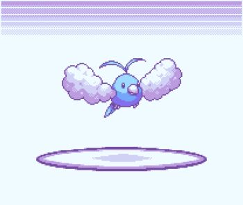 animal_focus animated animated_gif beak bird feathers fluffy flying full_body gen_3_pokemon idle_animation looping_animation nintendo no_humans pixel_art pokemon pokemon_(creature) roseypixels shadow simple_background solid_eyes solid_oval_eyes solo sparkling_eyes sprite swablu white_background