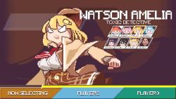 6+girls ahoge akai_haato anger_vein animal_hood animated apex_legends ashes black_hair blonde_hair blue_eyes blue_hair blunt_bangs brown_eyes brown_hair character_name character_select chef_hat colored_inner_hair crowbar english_text enma-chan fake_screenshot fins fish_tail flute food gawr_gura gawr_gura_(1st_costume) glasses gradient_hair green_hair hair_ornament hat holding holding_crowbar holding_scythe holding_weapon hololive hololive_english hood hoodie instrument joy-con looking_at_viewer medium_hair minato_aqua mole mole_under_eye mori_calliope mori_calliope_(1st_costume) multicolored_hair multiple_girls music ninomae_ina&#039;nis ninomae_ina&#039;nis_(1st_costume) nintendo_switch open_mouth orange_hair parody pixel_art pizza pizza_slice playing_instrument pointy_ears purple_eyes purple_hair recorder red_eyes red_hair roboco-san ronin_(zeth_total) scythe shark_girl shark_hood shark_tail sharp_teeth shirt short_hair silver_hair streaked_hair surprised tail takanashi_kiara takanashi_kiara_(1st_costume) takodachi_(ninomae_ina&#039;nis) teeth throwing tiara transformation two_side_up tying_hair typo v veil video virtual_youtuber walking watson_amelia watson_amelia_(1st_costume) weapon yagoo