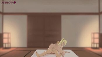 1boy 1girl aniflow animated animated_gif blonde_hair boruto:_naruto_next_generations cheating_(relationship) cowgirl_position hetero high_ponytail indoors naruto_(series) nude ponytail sex straddling uzumaki_naruto vaginal yamanaka_ino