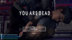1girl 3d animated bad_end biting blood breasts corpse death defeat eating game_over game_over_screen guro hard_vore hvlsfm jill_valentine necrophilia no_panties resident_evil sex sex_from_behind sound sound_effects video vore zombie