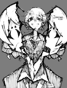 2girls braid darjeeling_(girls_und_panzer) drill_hair girls_und_panzer girls_und_panzer_little_army highres kilimanjaro_(girls_und_panzer) laughing monochrome multiple_girls one-hour_drawing_challenge school_uniform signature st._gloriana&#039;s_school_uniform west_kureoji_grona_school_uniform yamarium