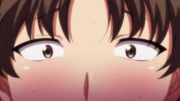 10s 1girl 2019 animated animated_gif anime_screenshot aroused ass blush brown_eyes brown_hair bunnywalker censored classroom constricted_pupils kawashima_yuuko matching_hair/eyes nude onlookers pubic_hair pussy pussy_juice saimin_seishidou school shiny_skin split_screen surprised sweat sweatdrop t-rex_(animation_studio) tagme thigh_gap