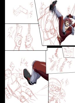 1girl breasts code_geass cum cum_in_pussy cum_on_body cum_on_breasts cum_on_upper_body highres iwao178 kouzuki_kallen large_breasts