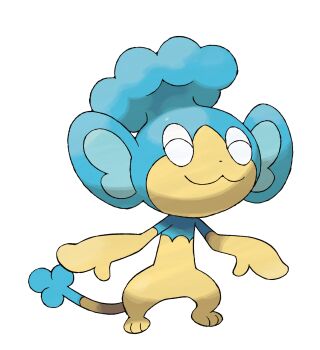 :3 animal_focus artist_request closed_eyes closed_mouth dot_nose full_body gen_5_pokemon highres monkey nintendo no_humans official_art panpour pokemon pokemon_(creature) pokemon_bw pokemon_focus smile solo third-party_source transparent_background