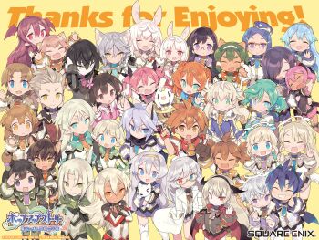 6+boys 6+girls alisa_kirsten alvin_granford angel animal_ears blade_(galaxist) camilla_regina carrie_alberta cat cat_boy cat_girl clarice_umbra copyright_name copyright_notice dark_elf dark_skin demon_boy demon_girl dog_boy dog_girl dwarf elf emelia_pris ending english_text erik_burton erika_oldenburg eve_ainsworth everyone fairy fang farfalia hair_between_eyes hannah_blaze heterochromia highres jenna_kirsty juno_bernal killian_phegor kirara_ookami kris_bernal ledo_vassar liliana_hart lucille_aleister luke_venus mary_lane michael_lancelot misty_sheikh monica_grace multiple_boys multiple_girls official_art official_wallpaper pointy_ears pop-up_story rabbit_ears rabbit_girl renge_miyamoto revia_serge rita_drake ruri_ookami selim_spark serizawa_shion shinigami shiroe_adele siblings siren_(mythology) sisters skin_fang stella_noir suzuna_isurugi ursula_raiment wolf_girl ymir_paaya yuuri_lessen ziz_glover