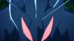 animated anime_screenshot antennae bug compound_eyes insect_wings outdoors roaring solo_leveling sound tagme video wings