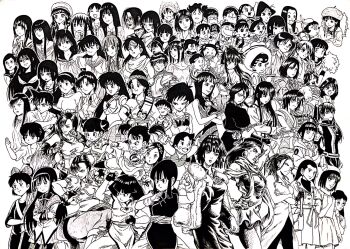 10s 1990s_(style) 20th_century_boys 6+girls @_@ akagi_haruko akemi_homura akemi_homura_(magical_girl) akiyama_mio alps_no_shoujo_heidi annotation_request aoki_yuriko armlet arms_up asari-chan ashita_no_joe azuki_miho azumanga_daiou bag bakuman battle_tendency belt berserk bishoujo_senshi_sailor_moon black_hair bleach blush_stickers boots bottle bow bracelet braid broom capcom cape cardcaptor_sakura casca_(berserk) character_request cheerleader chi-chi_(dragon_ball) chibi_maruko-chan china_dress chinese_clothes choroko_(osomatsu-san) chun-li circlet cleavage_cutout clenched_hands clipboard closed_mouth clothing_cutout coat collar commentary_request copyright_request crayon_shin-chan cropped_jacket crossover d.gray-man daidouji_tomoyo doraemon double_bun dr._slump dragon_ball dragon_print dragon_quest dragon_quest_dai_no_daibouken dragon_quest_iii dragon_quest_roto_no_monshou dragon_quest_yuusha_abel_densetsu dragonball_z dress earrings eimi_(dai_no_daibouken) enma_ai etou_ranze eyelashes eyeshield_21 fighting_stance final_fantasy final_fantasy_vii final_fantasy_viii fingerless_gloves fubuki_(one-punch_man) fullmetal_alchemist fur_trim fushigi_na_merumo gegege_no_kitarou gintama glasses gloves gouda_jaiko greyscale hagoromo_gitsune hair_between_eyes hair_bow hair_bun hair_ornament hair_slicked_back hairband hajime_no_ippo hakama hakama_skirt half_updo hamano_asari hat hayakawa_kyouko heidi_(alps_no_shoujo_heidi) high_school!_kimengumi high_score_girl highres higurashi_kagome himitsu_no_akko-chan himouto!_umaru-chan hino_rei holding holding_sword holding_weapon hoshi_akiko hyuuga_hinata i&quot;s ibuki_maya ichigo_100% ichihara_yuuko ichiko_(osomatsu-san) idolmaster idolmaster_(classic) imai_nobume inuyasha isono_wakame izumi_curtis jacket jacket_on_shoulders japanese_clothes jarinko_chie jewelry jigoku_shoujo jojo_no_kimyou_na_bouken k-on! kagami_atsuko kanzaki_nao kasuga_ayumu kekkaishi kicking kiki_(majo_no_takkyuubin) kikuchi_makoto kimi_ni_todoke kimono konohagakure_symbol kuchiki_rukia kuronuma_sawako kyojin_no_hoshi kyou_kara_ore_wa!! lee_(dragon_garou) lenalee_lee liar_game lisa_lisa long_hair long_sleeves mahou_shoujo_madoka_magica mahou_shoujo_madoka_magica_(anime) majo_no_takkyuubin makimachi_misao martial_artist_(dq3) mashiba_kumi meitantei_conan merumo mikasa_ackerman minamoto_shizuka miyake_shinobu mob_psycho_100 monkey_tail monochrome motoba_kirie mouri_ran multiple_crossover multiple_girls nakamura_asako nana_(series) nanase_chiaki naruto_(classic) naruto_(series) neck_ribbon necklace nekomusume neon_genesis_evangelion nico_robin nurarihyon_no_mago nurse nurse_cap one-punch_man one_piece oono_akira osaki_nana osomatsu-san osomatsu_(series) otonari_hisako outstretched_arm outstretched_arms own_hands_together pants parted_lips partially_annotated pelvic_curtain polearm pom_pom_(cheerleading) princess_sapphire puff_and_slash_sleeves puffy_short_sleeves puffy_sleeves ranma_1/2 ready_to_draw retro_artstyle ribbon ribbon_no_kishi rimless_eyewear rokudenashi_blues rurouni_kenshin sailor_mars sailor_senshi sakura_momoko sakura_taisen salt_middle_school_uniform saotome_roman sazae-san scared scarf school_uniform serafuku seripa setoguchi_yukiji sheeta shingeki_no_kyojin shinguuji_sakura shiraki_youko short_hair short_sleeves short_twintails shoulder_bag side_ponytail single_braid sket_dance skirt slam_dunk_(series) sleeveless smile spiked_bracelet spikes spread_arms staff star_(symbol) star_earrings street_fighter sword tail takane_tsubomi takemoto_chie taki_suzuna tears tendou_akane tenkuu_no_shiro_laputa tetsuwan_atom tialah tifa_lockhart tokimeki_tonight tomoeda_elementary_school_uniform tomoeda_middle_school_uniform toujou_aya trait_connection tsun_tsururin twin_braids twintails uran_(tetsuwan_atom) urusei_yatsura ushio_to_tora weapon world_masterpiece_theater xxxholic yao_(roto_no_monshou) yoshizuki_iori yukimura_tokine